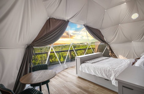 Spring Branch Resort | Luxury Dome - Spa Shower - Panoramic Views
