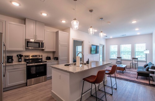McKinney Apartment | Luxury McKinney Resort Stay with Pool, Gym & Balcony - 3317