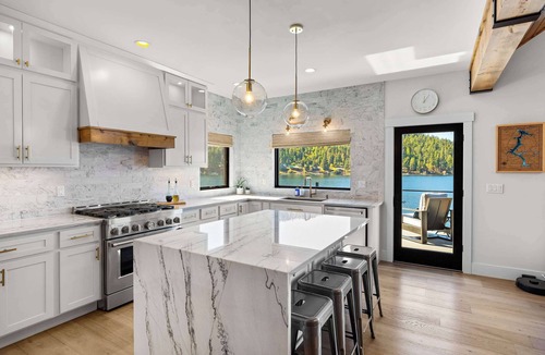 Harrison House | Luxury Waterfront Retreat | Dock, Views & Lake Days