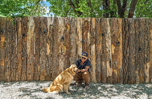 Taos Apartment | LUXX Space Cabin Tiny House with rooftop deck, private fenced patio.