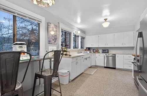 Baker City House | Maples off Main, Cozy! 4 Brdm, 2 Bath Home with Firepit!
