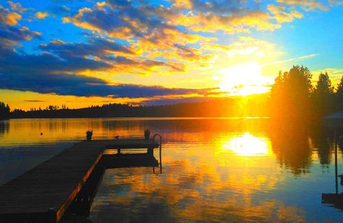 Grapeview House | Mason Lake waterfront home with private dock