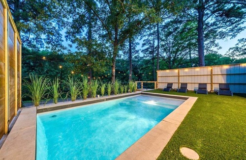 Mid America Cabin | Modern A-Frame Cabin with Pool and Lake Access
