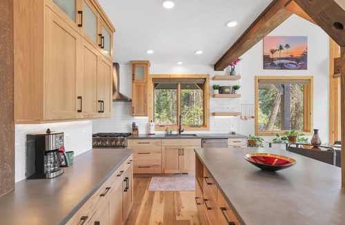 Tamarack Resort House | Modern, forest views, hot tub, room for toys