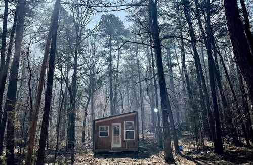 Boles Cabin | Modern Rustic Tiny Home Surrounded by Peaceful Pines in Boles, Arkansas