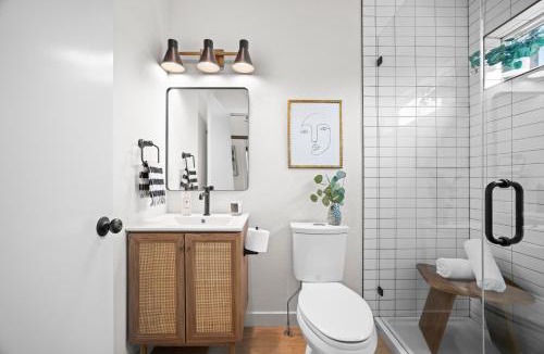 Sloan Lake House | Modern Studio with Workspace and Kitchenette