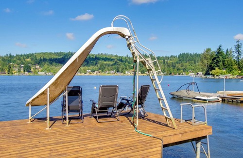 Big Lake Apartment | Mount Vernon Vacation Rental w/ Lake Access