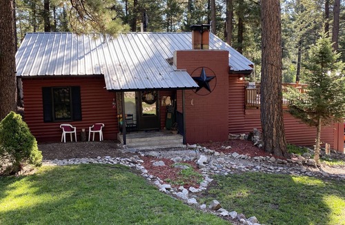 Cloudcroft Cabin | Mountain Cabin walking distance to Park and Brewery. Level off street parking.