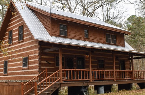 Hatfield Cabin | Mountain Fork River Cabin on 34 Acres 1 hr to Broken Bow and near UTV/ATV trails