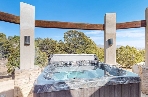 Santa Fe House | Mountain-View Magic - Huge Views, Hot Tub & Patio
