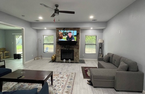 Princeton House | Neat 3 bedroom retreat with AC in charming Princeton. Two minutes to Lavon lake.