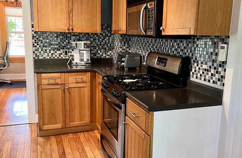 Historic Fort Collins High School House | Old Town, Safe, Walkable, Furnished, Updated, AC, workspace. This is Home!