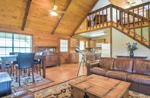 Carmine House | On Farm: Rustic Carmine Log Cabin w/Porch!