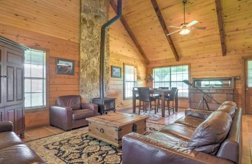 Carmine House | On Farm: Rustic Carmine Log Cabin w/Porch!
