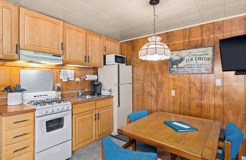 Estes Park Ski Chalet | Our lower chalet sleeps up to 6, and has epic views of the continental divide!