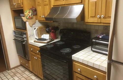 Vance Jackson House | PARKLIKE YARD w/DEER ON 1ACRE 3000SQFT, SUNROOM, INDOOR HOT TUB, WiFi & INTERNET