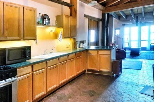 Corrales House | Peaceful artisan adobe with view of the Sandias