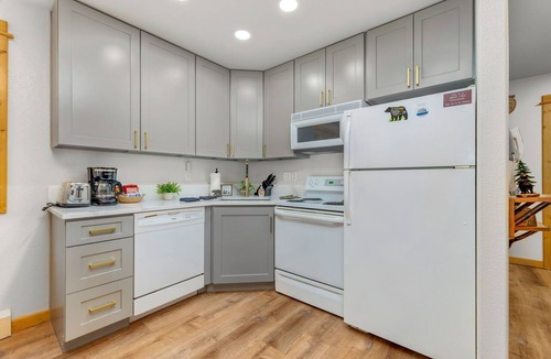Fall River Estates Condo | Peaceful River Retreat Fireplace Close to RMNP