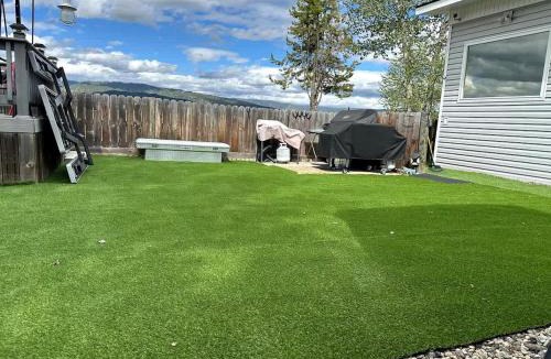 Cascade House | Pet-Friendly Riverfront Getaway with Outdoor Entertaining & Bonus Camper in Cascade, Idaho