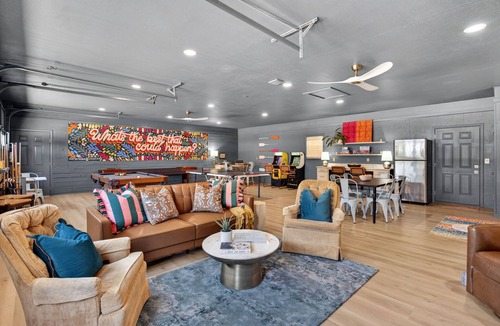Graford House | PK Lake Retreat | Private Beach, Bring Your Boat, Ultimate Game Room & Hot Tub