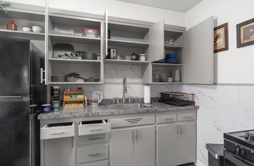St. Joseph Apartment | Pony Express 1BR | Pets OK + Laundry | Blue Door