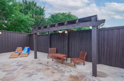 Sachse House | Prestigious 5BR 3B Home with Pool Sauna Game Room & Bar