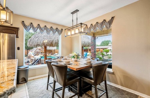 Alvin House | Private Alvin Mini Resort with Pool, Waterslide and Hot Tub