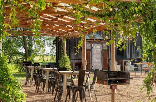 Comfort Cabin | Private cabin with Two Queen Beds, Private Patio with Creek View
