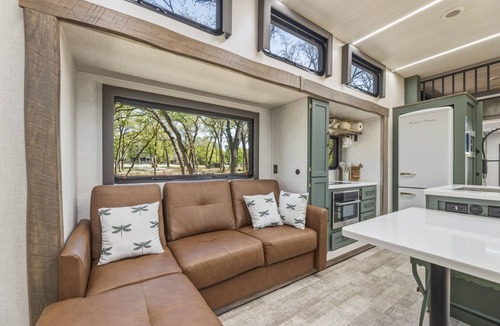 StarCrest Estates House | Private Lakeside RV Escape with Hot Tub, Multi-Level Deck, & Easy Water Access