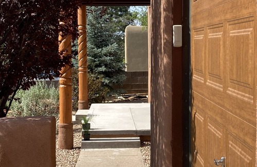 Santa Fe House | Pueblo Courtyard Home on Rail Trail
