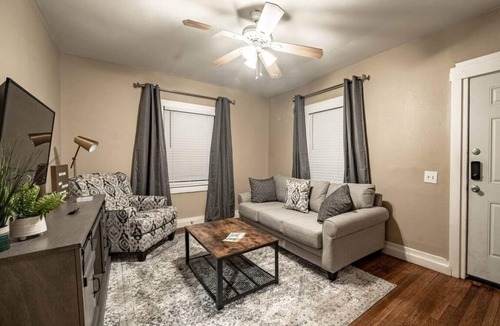 North Overton House | Raider On Main - 2BR/1BA - Pet Friendly