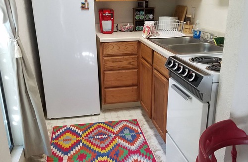 Northeast Heights House | Route 66 Casita with Vintage Flair, Gated Parking