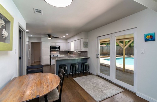 North Richland Hills House | Saltwater pool, theater room, game room, 3 bed 2 bath. Quite safe neighborhood.