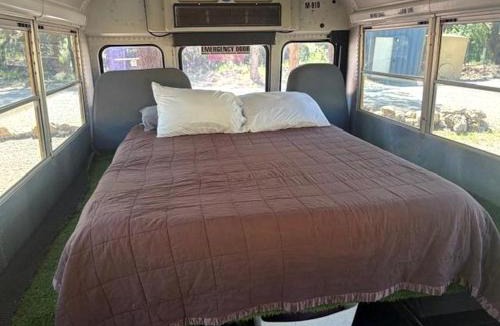 Mayhill House | Scenic Skoolie Glamping Retreat, Unique Converted School Buses Near Lincoln National Forest, Mayhill New Mexico