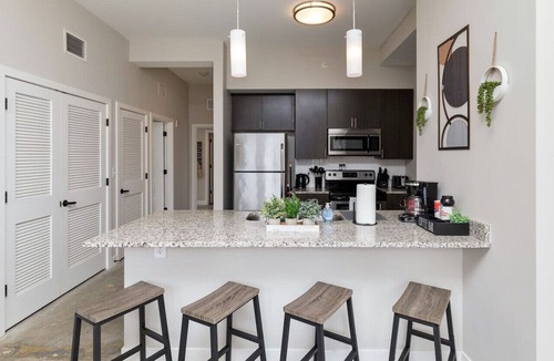 Downtown Des Moines Apartment | Skyline Serenity 2BR/2BA with Stunning City Views