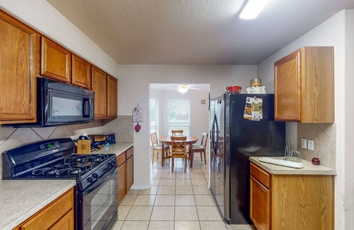 College Park House | Spacious Home on Corner Lot with Gas Fireplace & Big Fenced Yard