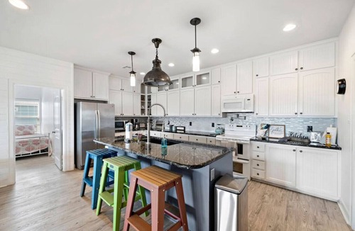 Surfside Beach House | Spacious Home with Game Room, Deck & Bunk Room