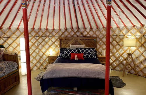 Lakeside Resort | Stay in an Authentic Mongolian Yurt with Private Hot Tub