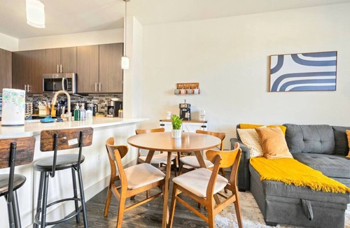 Vickery Meadow Apartment | Sunlit Suite w/Resort Pool & Gym by Midtown Blvd