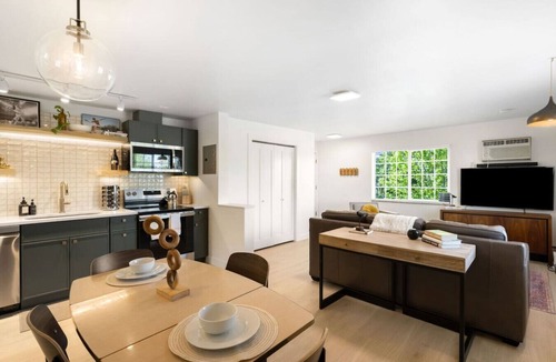 Englewood Apartment | Sunny Corner Apt | Mtn Glimpse, Pets, Walkable!