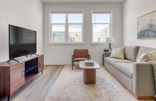 Five Points Apartment | Tasteful RiNo 1BR w/ Gym, W/D & Pool, near Coors Field, by Blueground