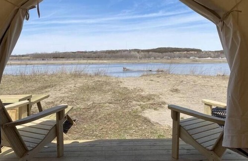 Cass County RV Rental | Tentrr State Park Site - Nebraska Louisville SRA - Riverview C - Single Camp