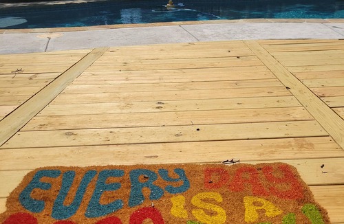 Decatur Cabin | The Bunkhouse at Woodland Escape. Paradise meets countryside with pool & hot tub
