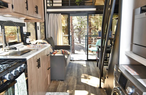 Elizabeth House | The Ponderosa Perch, a modern tiny home nestled in the pines of Elizabeth