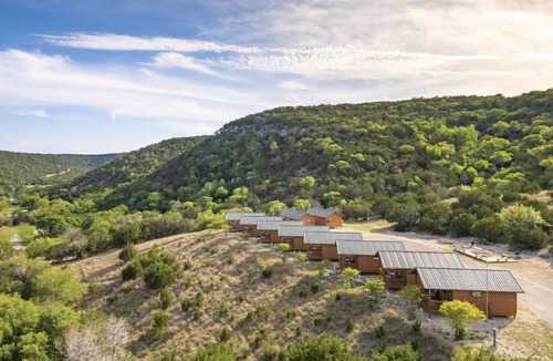 Medina Cabin | The View Cabin King Bed: Texas Hill Country Resort