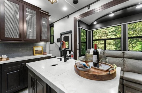 Sequim House | The "Waldorf Astoria of RVs" A Five-Star Forest Escape