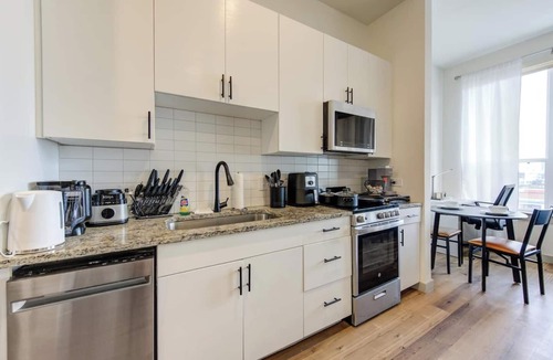 Washington Ave./ Memorial Park Apartment | This inviting living space is the perfect spot to relax and unwind