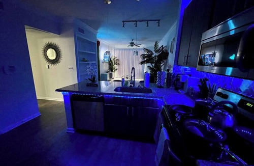 South Central Houston Apartment | Tropical Breeze - 2BR - Major international sporting event - Walk to NRG - Pool - Gym - Sleep 6