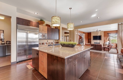Fox Island House | Upscale waterfront estate with private dock, fireplace, & gourmet kitchen