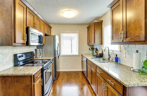 North Kansas City House | Walk to Macken Park: Home w/Fenced Yard & Patio